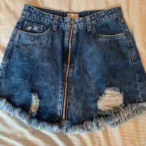Jean Mini Skirt